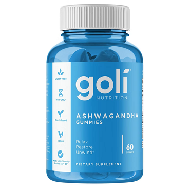 Goli Nutrition Ashwagandha Vegan Gummies - 60ct